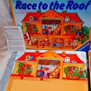 Race to the Roof educational board game by Ravensburger,ages 5 to 10, like new